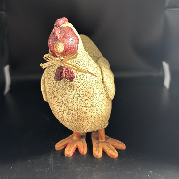 Small Pets | Rustic Paper Mache Chicken Figurine | Poshmark